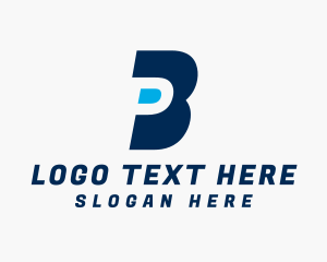 Letter Pb - Modern Logistics Company logo design