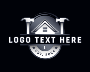 Tradesman - Builder Construction Hammer logo design