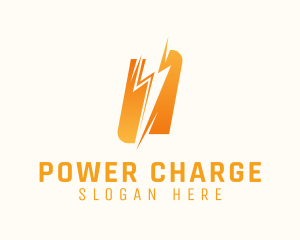 Lightning Volt Power logo design