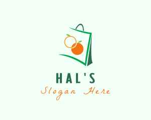 Orange Shopping Bag Logo