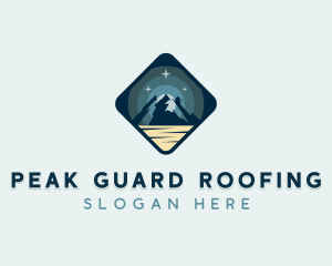 Mountain Peak Adventure logo design