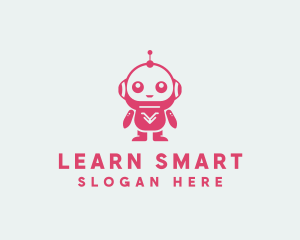 Educational - Robot Educational App logo design