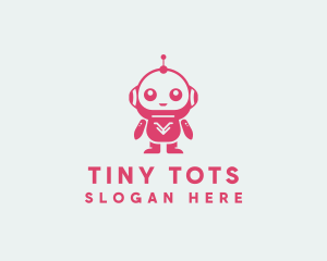 Toddler - Robot Educational App logo design
