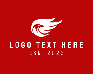 Courier - Eagle Bird Wings logo design