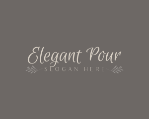 Luxury Elegant Spa logo design