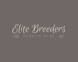 Luxury Elegant Spa logo design