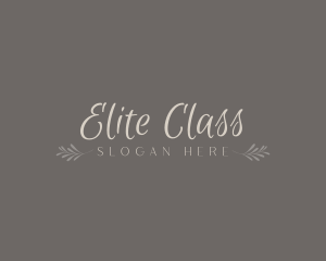 Luxury Elegant Spa logo design