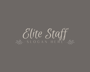 Luxury Elegant Spa logo design