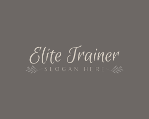 Luxury Elegant Spa logo design