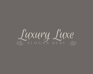 Luxury Elegant Spa logo design