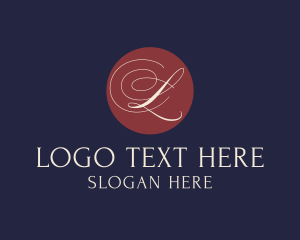 Ballroom - Elegant Cursive Calligraphy logo design