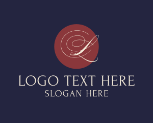 Elegant Cursive Calligraphy Logo
