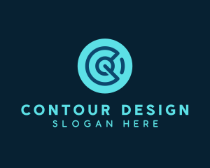 Digital Technology Circuit logo design