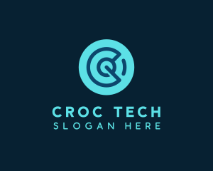 Digital Technology Circuit logo design