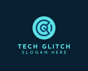 Digital Technology Circuit logo design