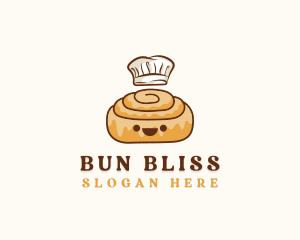 Bun - Cinnamon Bun Bread logo design