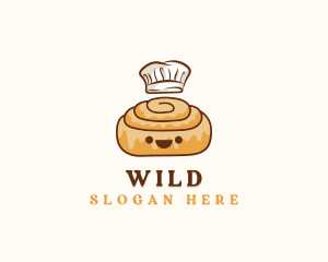 Bakery - Cinnamon Bun Bread logo design