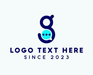 Network - Digital Chat Letter G logo design
