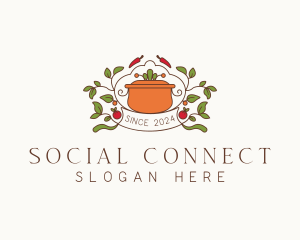 Organic Gourmet Cooking Logo