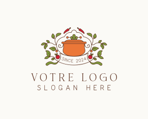 Organic Gourmet Cooking Logo