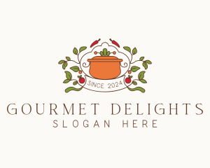 Organic Gourmet Cooking logo design