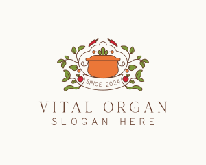 Organic Gourmet Cooking logo design