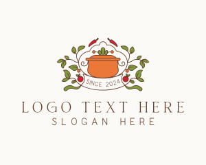 Organic Gourmet Cooking Logo