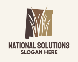 National - New Mexico Marsh Map logo design