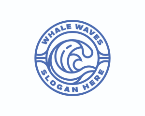 Waves Coast Surf logo design