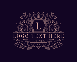 Event - Floral Hexagon Event logo design