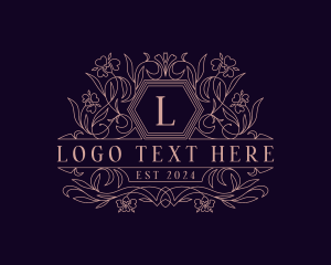 Floral - Floral Hexagon Event logo design