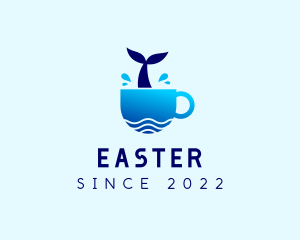 Mug - Whale Coastal Beach Cafe logo design