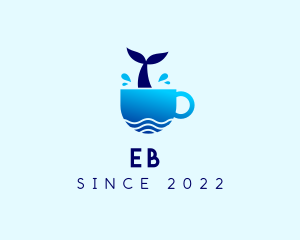 Coffee - Whale Coastal Beach Cafe logo design