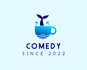 Coffee - Whale Coastal Beach Cafe logo design