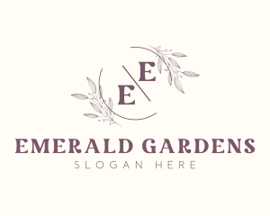 Glamourous Boutique Gardening logo design