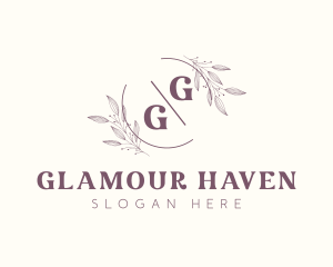 Glamourous Boutique Gardening logo design