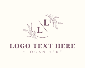 Monogram - Glamourous Boutique Gardening logo design
