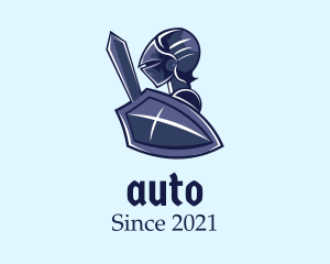Armor Guard - Medieval Knight Armor logo design