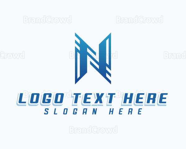 Media Business Letter N Logo