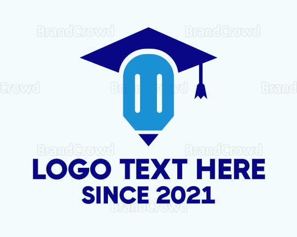 Pencil Book Cap Logo