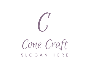 Feminine Cursive Fashion logo design