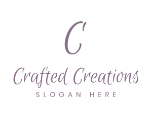 Feminine Cursive Fashion logo design