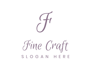 Feminine Cursive Fashion logo design