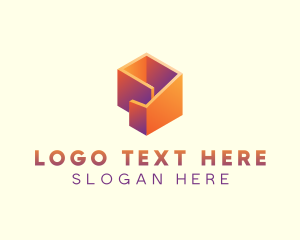 Shape - 3D Abstract Shape logo design