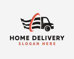 Automotive Transport Truck logo design