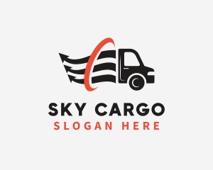 Automotive Transport Truck logo design