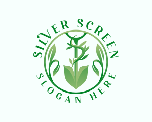 Trowel - Green Shovel Gardening logo design