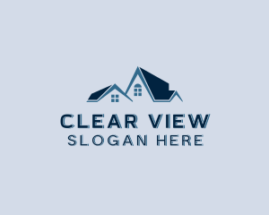 Roofing Window Maintenance logo design