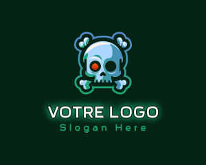 Cards - Spade Eye Skull logo design