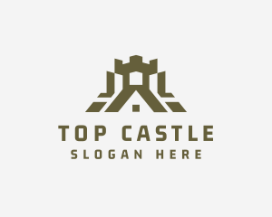 House Property Castle logo design